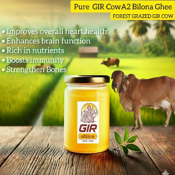 Gir Cow A2 Bilona Ghee - 1 Ltr